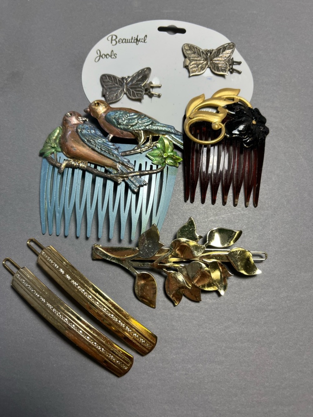 Assorted Vintage Hair Accessories Set